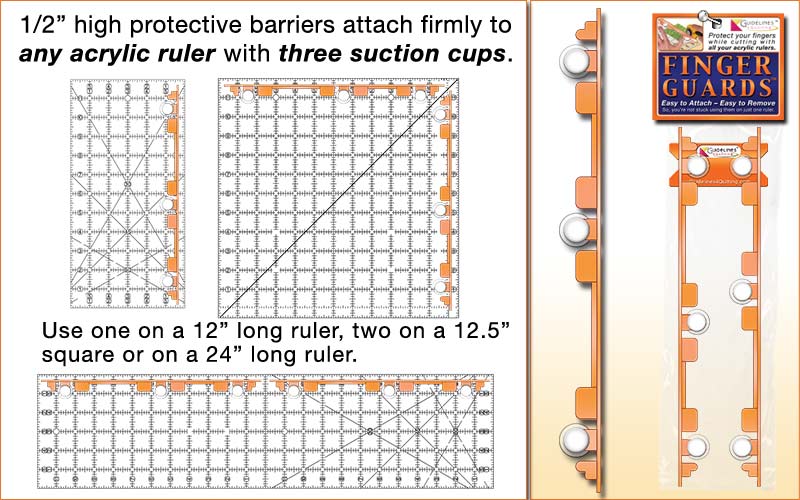 Finger Guards for Quilters by Guidelines4Quilting