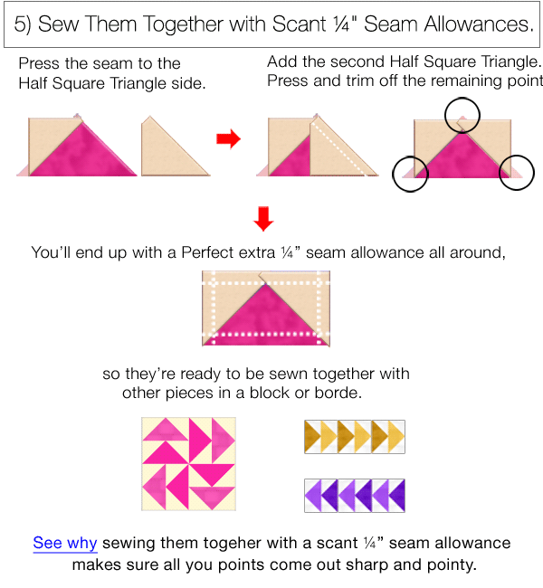 Sew Flying Geese Block