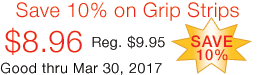 Save 20% on Grip Strips by Guidelines4Quilting