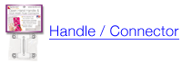 Handle / Multi-Width Connector by Guidelines4Quilting