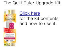 The Quilt Ruler Upgrade Kit by Guidelines4Quilting
