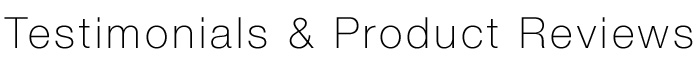 Testimonials & Reviews on Products by Guidelines4Quilting