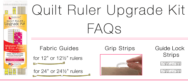 Quilt Ruler Connectors by Guidelines4Quilting